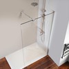 Shower Door Support Bar, Wall-to-Glass Support Arm 450-700mm Long to