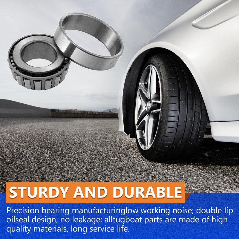 MAXFAVOR 3PCS Front Wheel Bearing & Seal Kit Assembly Fit