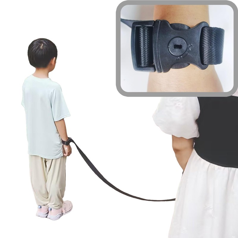 Escape Proof Wrist Leash Walking Harness with Adjustable Tether Lockable