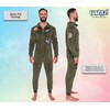 Silver Lilly One Piece Fighter Pilot Costume - Adult Novelty