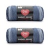 Red Heart Super Saver Ombre Navy Yarn - 2 Pack