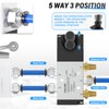 TAILONZ PNEUMATIC 1/4" BSP 5 Way 3 Position Air Hand