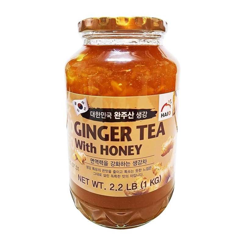 HAIO Ginger Tea With Honey - Korean Herbal Tea 2.2LBS_4