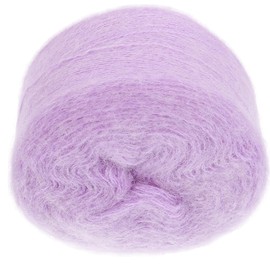 TEHAUX Knitting Yarn Woolen Yarn for DIY Sweaters and Scarves Soft Mohair Blend Crochet Thread for Creative Projects of Light Purple