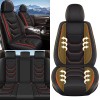 Unbranded Deluxe PU Leather Car Seat Cover Full Set Protector