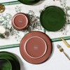 GZG Plates and Bowls Sets, 12 Pieces Modern Ceramic Dinnerware