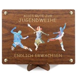 Youth Consecration Money Gifts Travel Wooden Youth Consecration Gifts Girls Boys, Money Gifts Packaging with Congratulations Card (Youth Consecration)