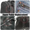 Zipper Clips Anti Theft Double Opening Zipper Pull Replacement Removable