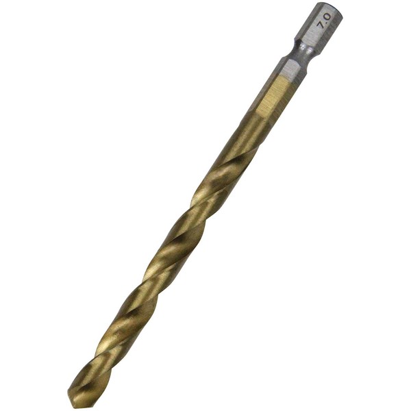 SK11 Hex Shank Normal Metal Drill Bit, Standard Length, 0.3
