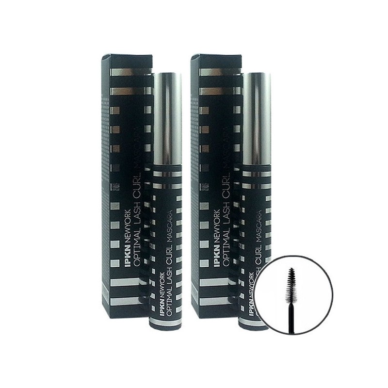 IPKN Optimal Lash Curl Mascara 10ml x 2 / Intense
