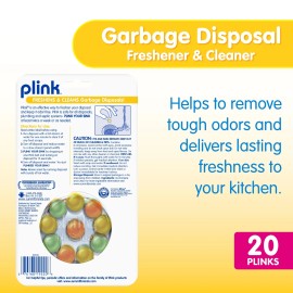 Plink Garbage Disposal Cleaner Deodorizer Freshening Variety Pack 20 Count