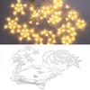 Moon Star LED String Lights Warm White Soft Stable Lighting
