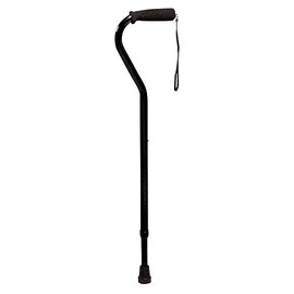MediChoice Adjustable Cane, Height Adjustable in 1 Inch Increments from 31 to 39 Inches, 250 lb. Capacity, Aluminum, Black, 2867CANE942 (1 Per Pack)