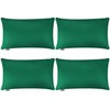 4 Pack Pillow cover,Cotton Comfortable Solid Decorative Throw Pillow Case