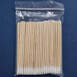 Precision Microfiber Cotton Swabs for Plastic Model Panel Line Cleaning (100 Pack) / 정밀 극세 면봉 프라모델 패널라인 먹선정리 (100개입)