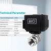 BACOENG Motorized Ball Valve, 2 Wire Auto Return 1/2" Stainless