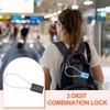 PATIKIL 3 Digit Cable Combination Lock, 2 Pcs Cable Lock