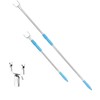 BEEY Retractable Reach Sticks Long Pole with Hook 55" Adjustable