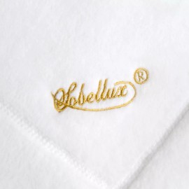 Sobel Westex Ultra-Soft Sobellux Fleece Blanket 100% Spun Poly 90x90 Queen White Sobel Westex