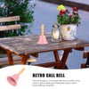MAGICLULU 1Pcs Xmas Hand Call Bell Handbell with Wooden Handle