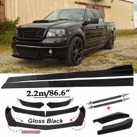 Unbranded Front Bumper Lip Spoiler Splitter Car Body Rear For 1999-2008 Ford F-150 Body