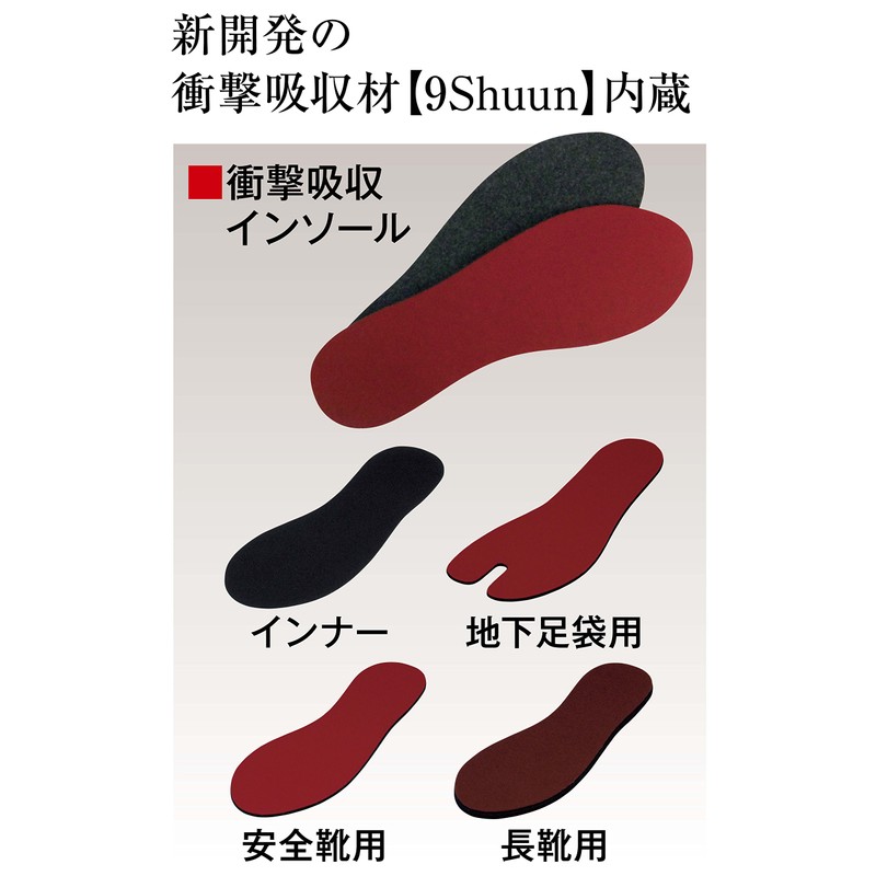 Sk 11 9SH-TABI25-27 Shock Absorbing Insole, For 9.8 - 10.6