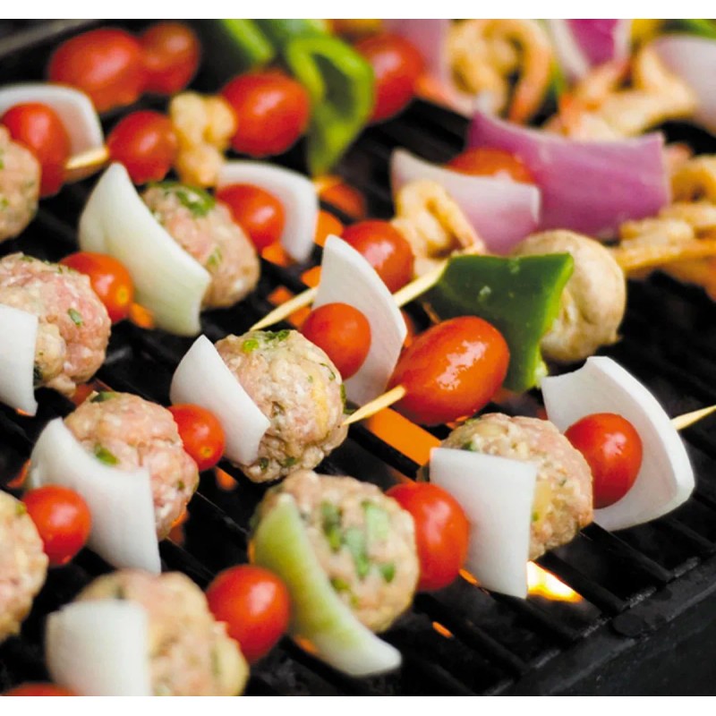 Jands Palillos Para Brochetas Palo De Bambú Madera 15cm 90pzs