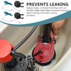2024 Upgrade Flexible Rubber Toilet Flapper - Prevents Leaky, Corroded