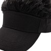 Sun Visor Cap with Fake Hair, Men Women Birthday Gift,