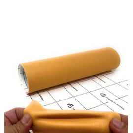 JNK NETWORKS Leather Repair Tape – 4 X 48 inches Self Adhesive Waterproof Flexible Repair Patch Kit for Sofa Seating Couch Car Seat Drivers Seat Furniture Chair Leather Goods Orange Yellow