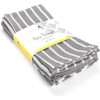 Penguin Home Premium 100% Pure Cotton Grey Tea Towel for