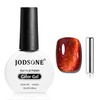 JODSONE 10ml Red Gel Nail Polish Cat Eye Glitter Red