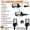 Connectable Purple and Orange Halloween Lights, 2Pack 164ft 400LED 13