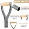 Shovel D Grip Handle, 32mm Inner Diameter Metal Shovel Replacement