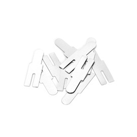 Ruimou 200pcs Y Shape Nickel Plated Solder Tabs 20mm for Battery Pack Spot Welding Y-Shaped Nickel Strip