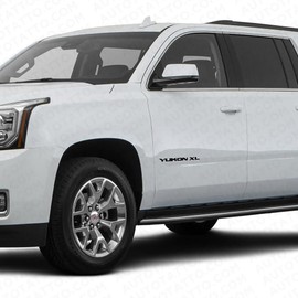 2X Yukon XL Liftgate/Door Letter Nameplate Emblem SUV HD Badge Sport Replacement for Yukon (Gloss Black)