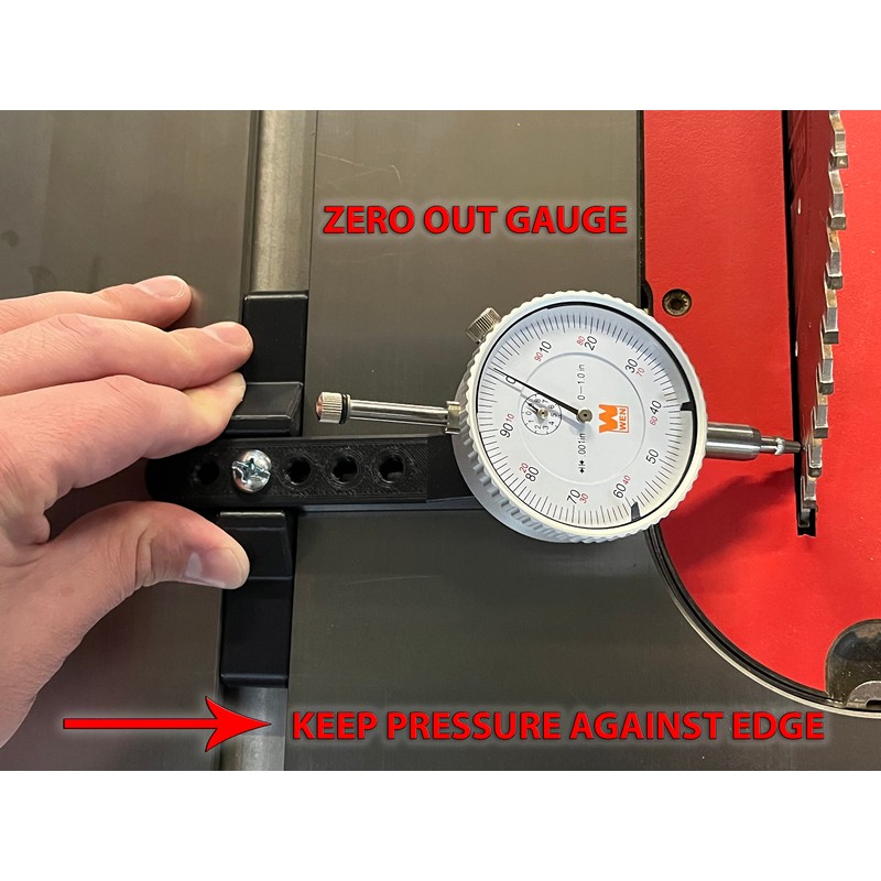 Table Saw Alignment Gauge Without Dial Indicator - Calibrate and