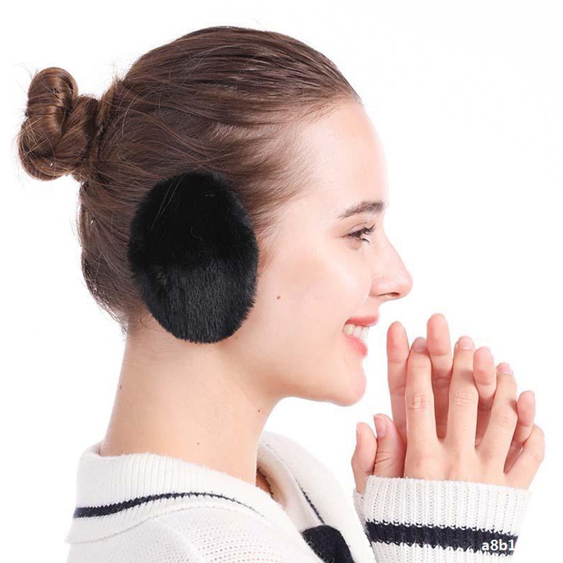 3 Pairs Bandless Ear Muffs Fleece Windproof Earmuffs Winter Ear