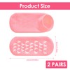 10” Large Silicone Moisturizing Socks for Women 2Pairs Extra-Large Soft