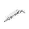 sourcing map 5pcs Carbon Steel Lock Bolt Spring Loaded Pin