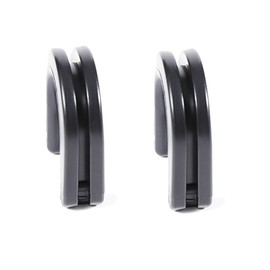 Harley Luggage Rack Side Plate mounting Bracket Grommet Fits for Harley Touring Sissy Bar Backrest 1987-2024, Part for 52682-09, (Black#2)