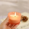 YZEROBAMB 12 Pack 4 OZ Thick Heat-Resistant Glass Candle Jars