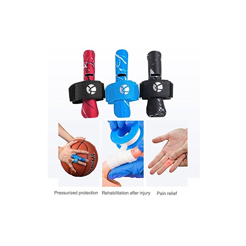 Kuangmi Finger Sleeve Support Protector Prevents Finger Injury During Sports