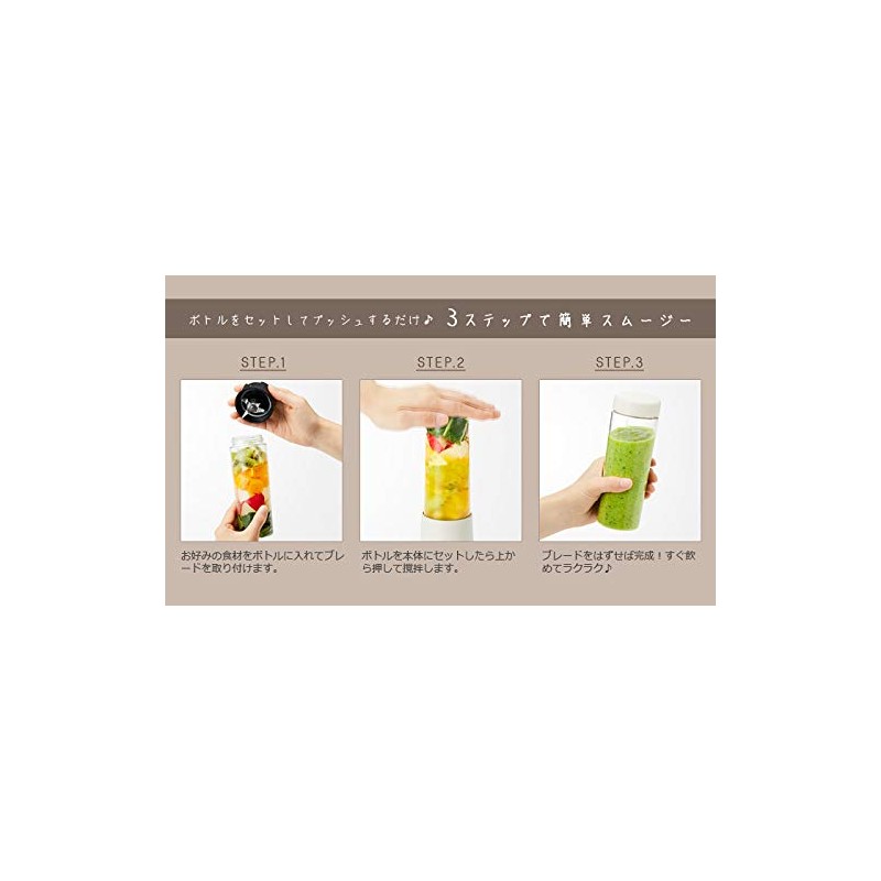 Vitantonio MINI BOTTELE BLENDER [Cherry / VBL-6] Vitantonio Mini Bottle