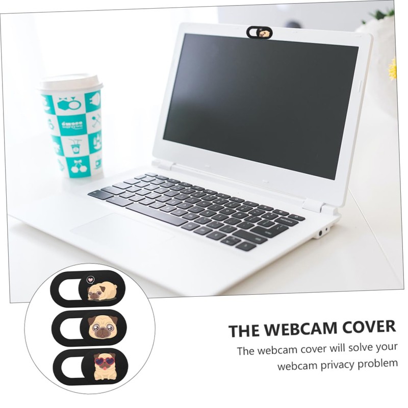 Gatuida Privacy Cover 3 Pack Anti-Hacking Webcam Cover Slide for