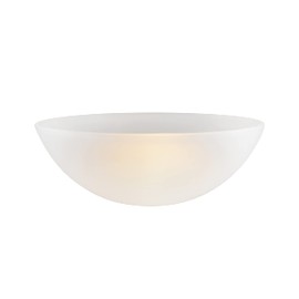 Aspen Creative 23518-11, Frosted Replacement Glass Shade for Medium Base Socket Torchiere Lamp, Swag Lamp and Pendant & Island Fixture, 10-3/8" Diameter x 3-7/8" Height