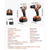 VEVOR Tool Combo Kit, 20V Max Cordless 2-Tool Combo Kit,