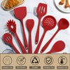 Hojudo Silicone Cooking Spoon Set - Heat Resistant Kitchen Utensils