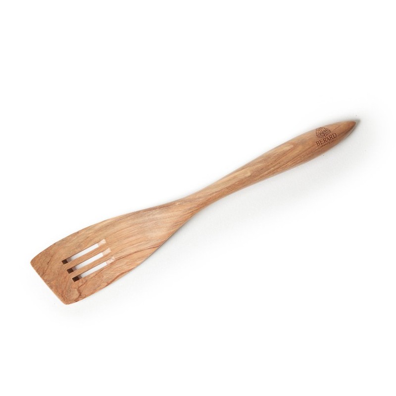 Berard Slotted Spatula Terra 32Cm Olive Wood, Brown