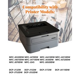 LC123XL Cartridges LC123 Compatible with Brother LC123 Printer Cartridges for LC-123 Brother MFC-J4410DW MFC-J470DW MFC-J6520DW MFC-J6920DW DCP-J4110DW MFC-J6720DW DCP-J552DW MFC-J870DW (Pack of 10)